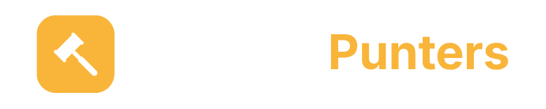 Auction hammer with text